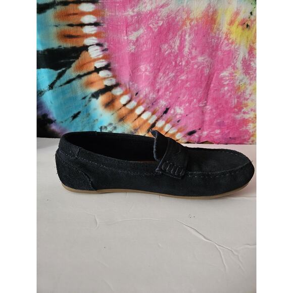 Zara Basic Collection Women's Navy Blue Slip On Loafers Size 7 EU 38 - Picture 10 of 14